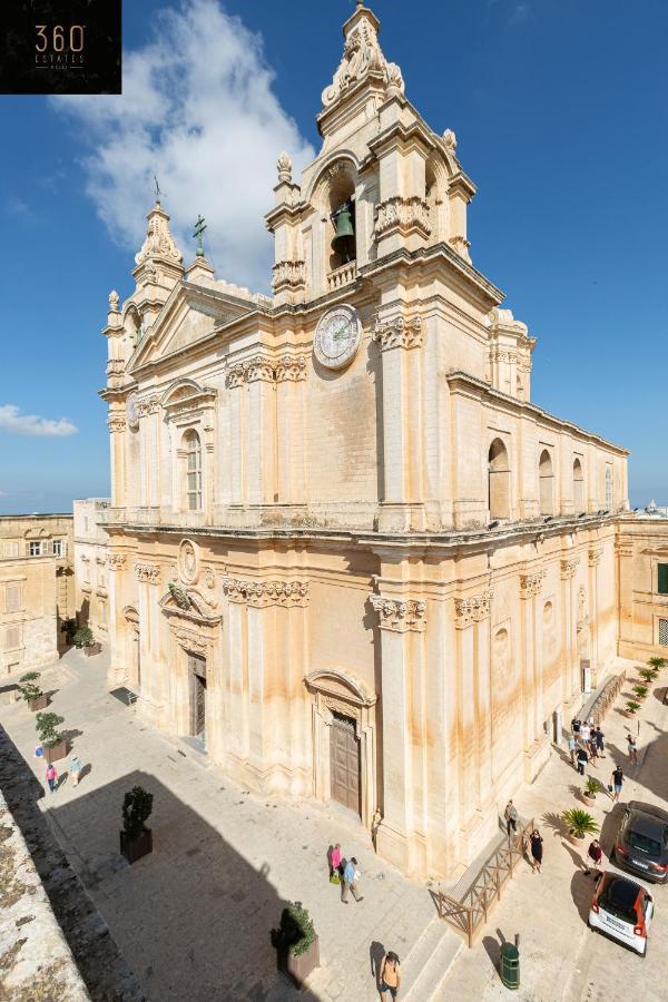 Ferienwohnung Palazzo 16Th Century Mdina, Opposite St Paul'S Cathedral By 360 Estates Exterior foto