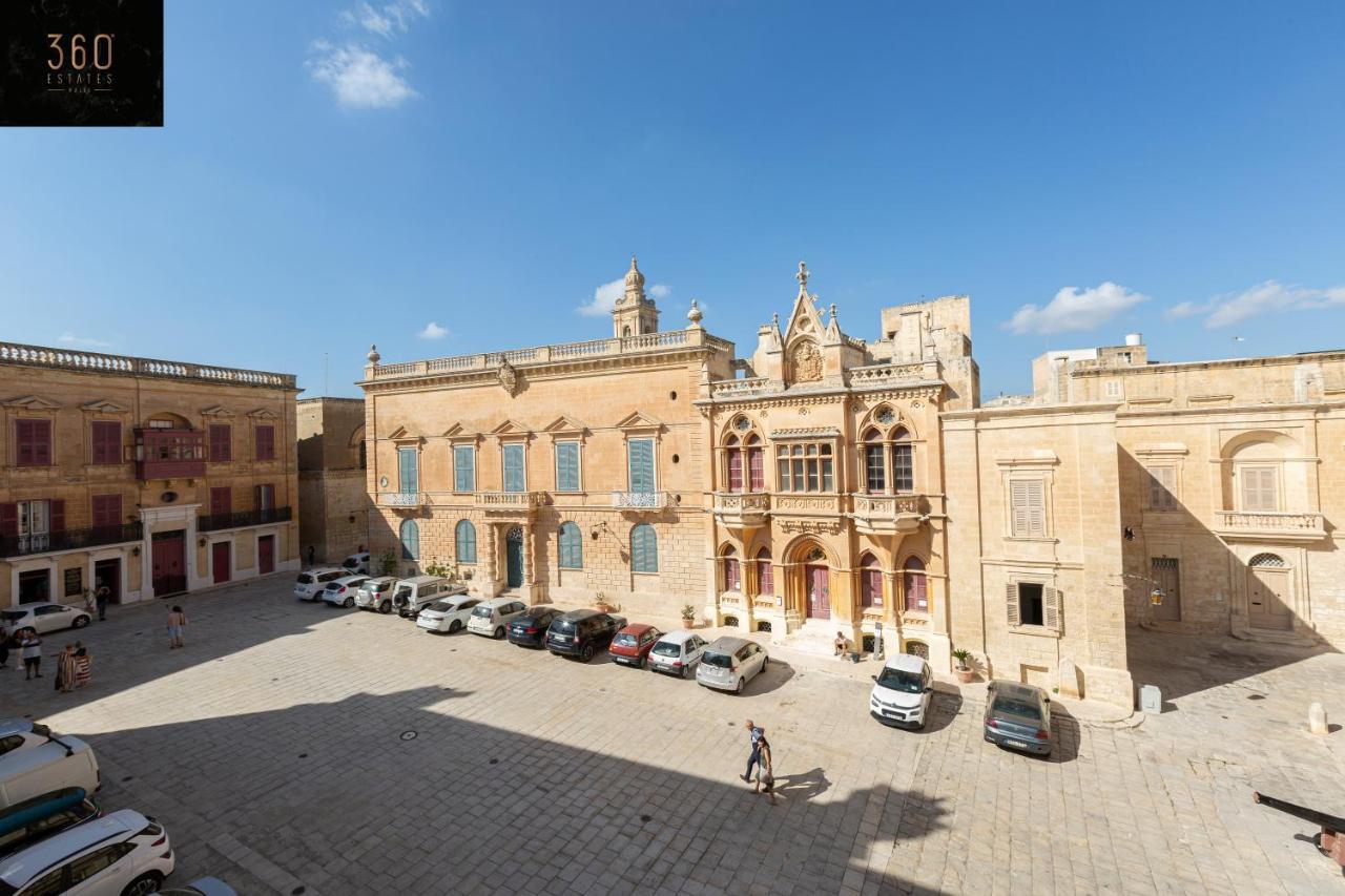 Ferienwohnung Palazzo 16Th Century Mdina, Opposite St Paul'S Cathedral By 360 Estates Exterior foto