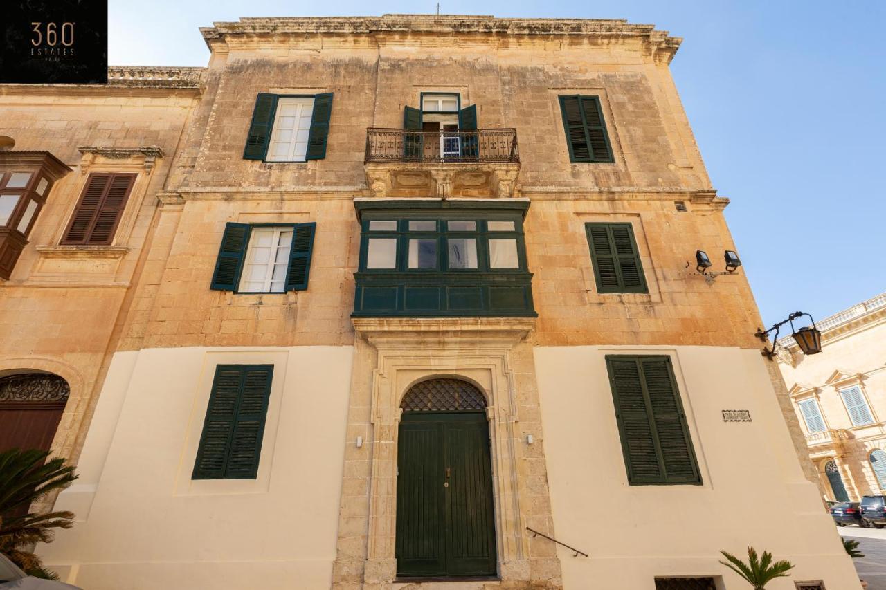 Ferienwohnung Palazzo 16Th Century Mdina, Opposite St Paul'S Cathedral By 360 Estates Exterior foto