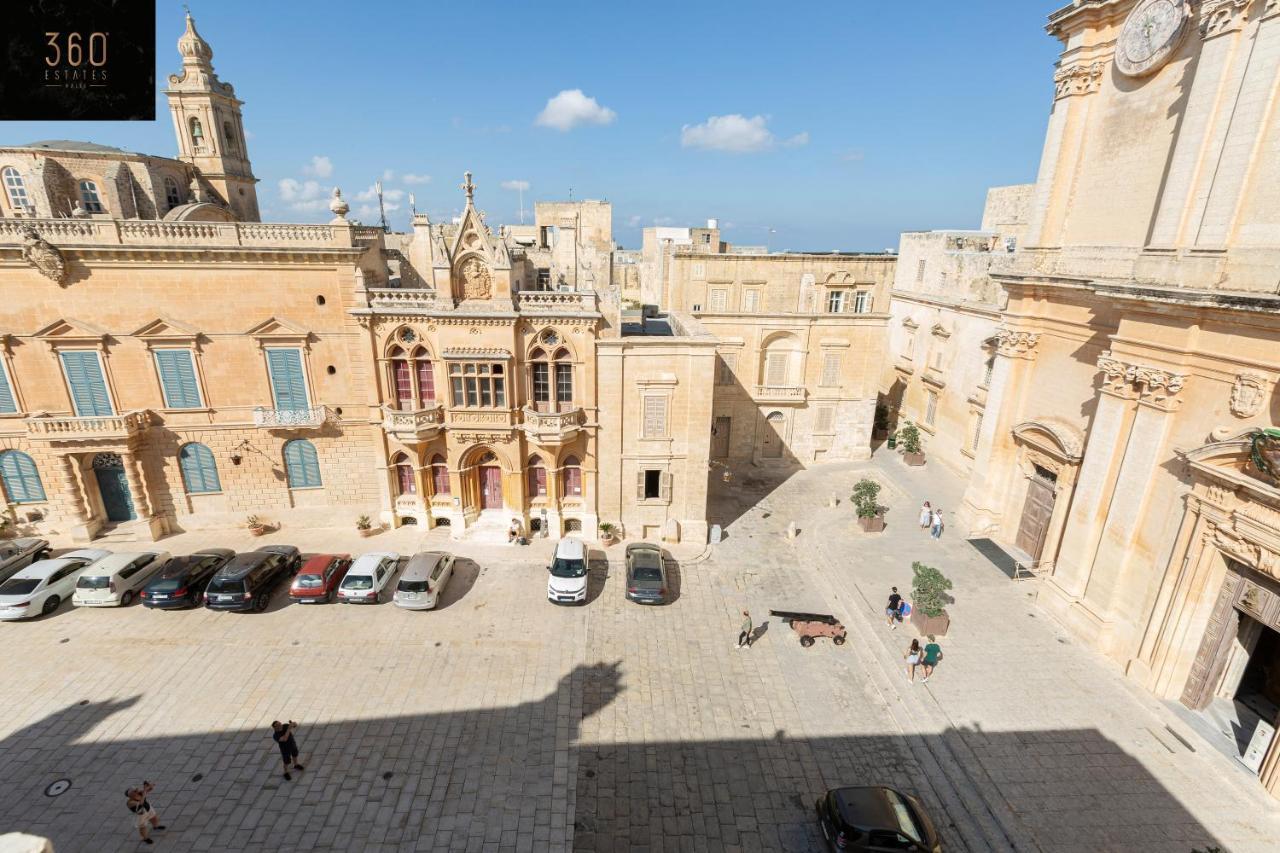 Ferienwohnung Palazzo 16Th Century Mdina, Opposite St Paul'S Cathedral By 360 Estates Exterior foto